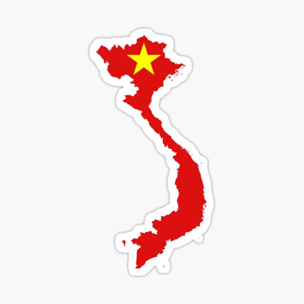 Flag of Vietnam Sticker