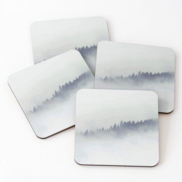 Item preview, Misty Forest Drawing, Dark Green Misty forest, Misty Green Forest Aesthetic, Foggy Misty Green Forest Aesthetic designed and sold by Trendymotion.