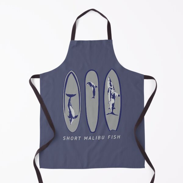 Item preview, Surfboards, Short Malibu fish, dolphins, small black tip shark designed and sold by CreaVisArt.