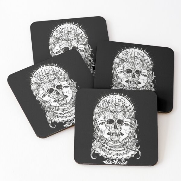 Item preview, Gothic Real Face Skull- Gothic Halloween Theme designed and sold by Avani01.