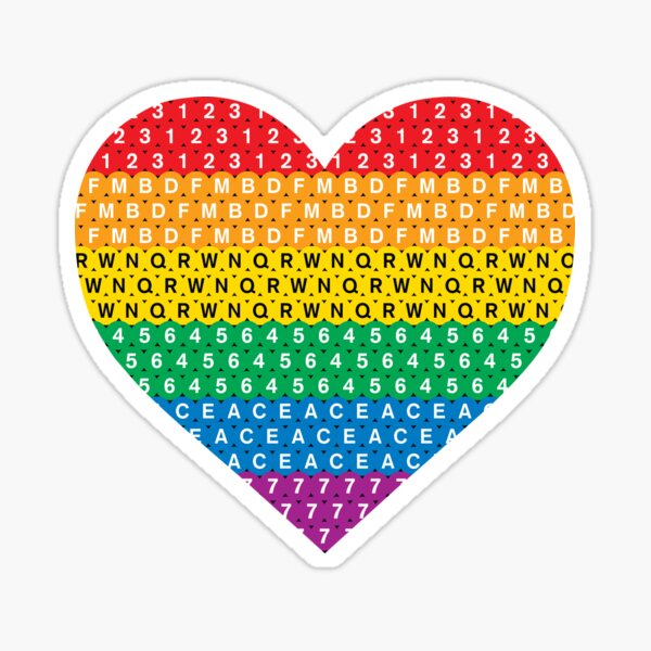Pride MTA Heart Sticker