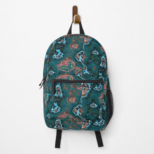 Item preview, Pink Teal Modern Abstract Mottled Marble Style Pattern designed and sold by Artification.