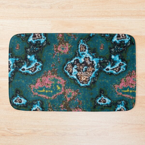 Item preview, Pink Teal Modern Abstract Mottled Marble Style Pattern designed and sold by Artification.