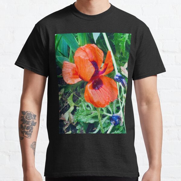 CreateAndShip Spring Poppy What's Poppin Shirt, Cute Spring Shirts, Flower Shirt, Poppy Shirt, Botanist Shirt, Plant Lady Shirt, California Poppy Shirt