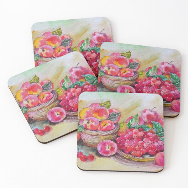 Item preview, Strawberry art print, strawberry watercolor painting designed and sold by DmitrySkripnyc.