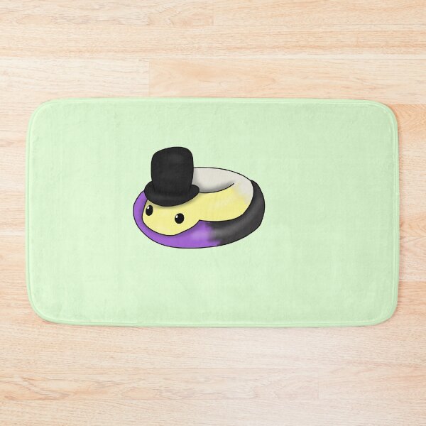 Item preview, Nonbinary Snake in a top hat designed and sold by Becky-Marie.