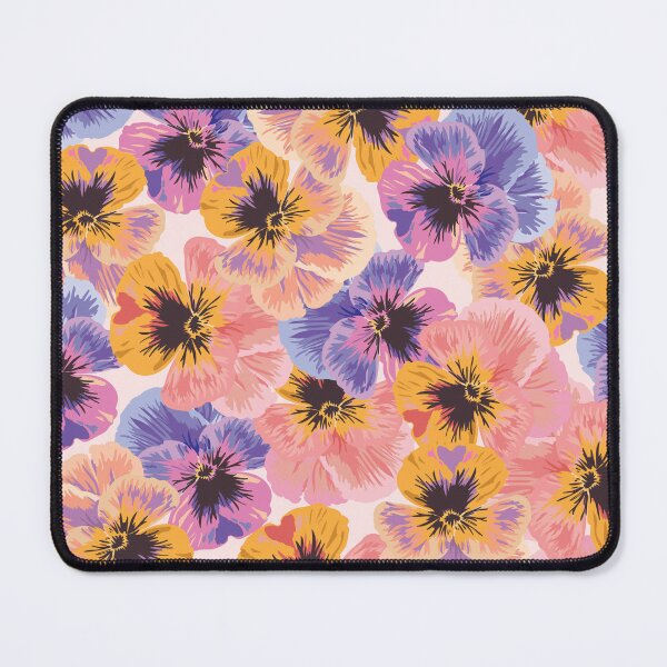 Item preview, Pretty Yellow and Purple Pansies Floral designed and sold by PaisleyandDot.
