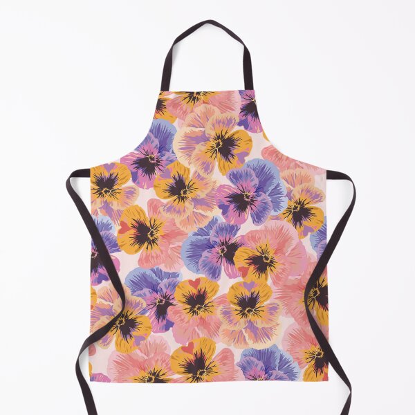 Item preview, Pretty Yellow and Purple Pansies Floral designed and sold by PaisleyandDot.