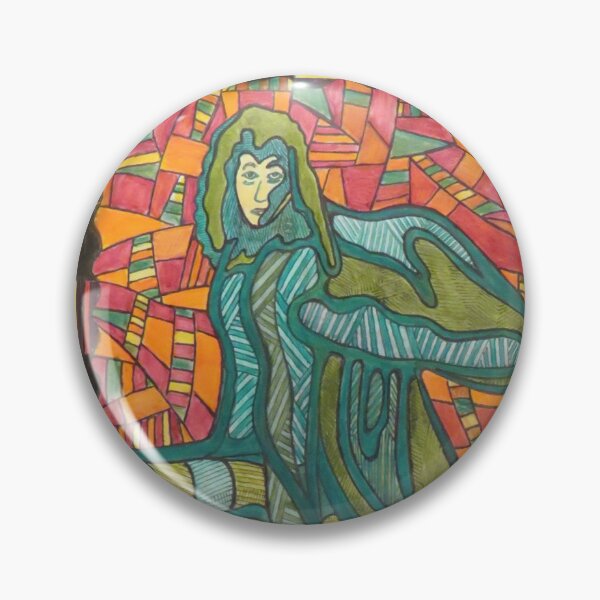 Item preview, 646 - GREEN LADY - DAVE EDWARDS - MIXED MEDIA - 2022 designed and sold by BLYTHART.
