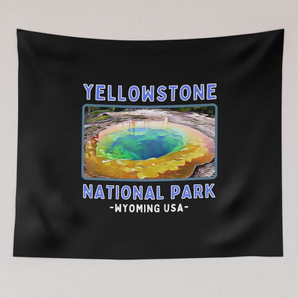Item preview, Yellowstone National Park Morning Glory Hot Spring designed and sold by MojaveTradePost.