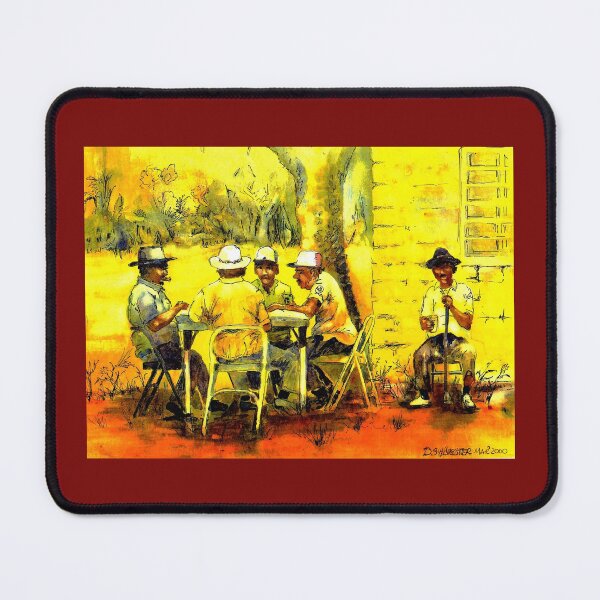 Item preview, Old Friends Playing Poker In The Back Yard Under The Shade Tree designed and sold by DonSylvester.