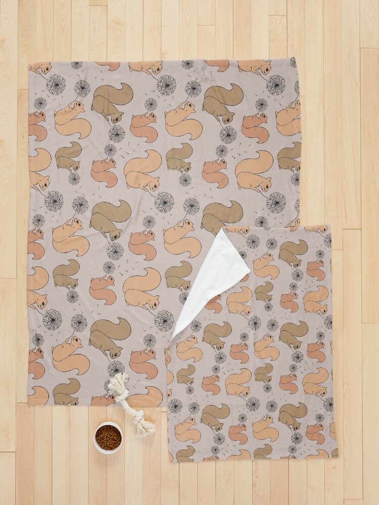 Alternate view of Squirrel wishes 2 Pet Blanket