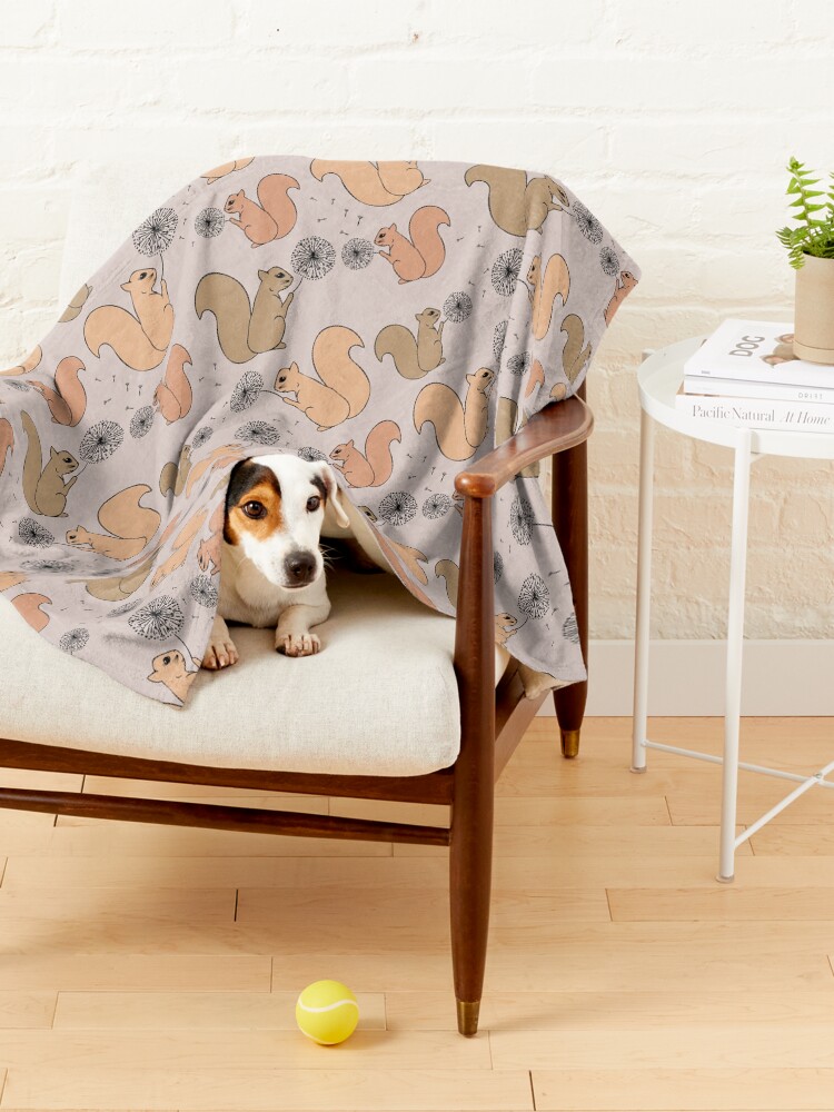 Alternate view of Squirrel wishes 2 Pet Blanket
