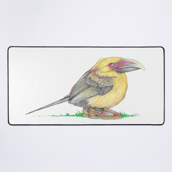 Item preview, Saffron Toucanet in Huaraches designed and sold by JimsBirds.