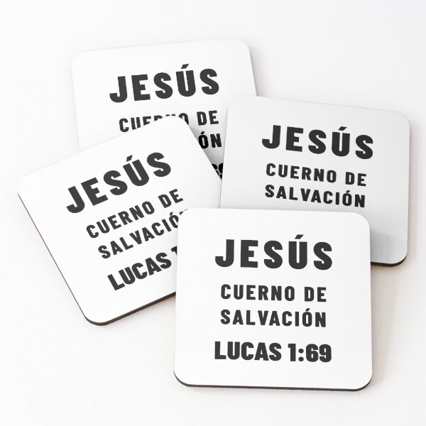 Item preview, Luke 1:69 Jesus Horn of Salvation Spanish Bible Verse designed and sold by NombresDeJesus.
