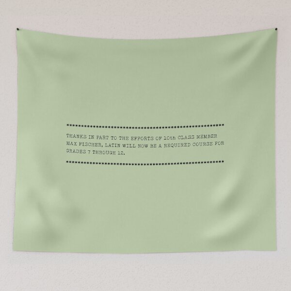 Item preview, Rushmore Latin Notice designed and sold by Cuttintees.