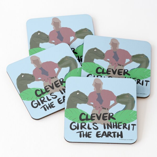 Item preview, Clever Girls Inherit The Earth designed and sold by YarnWitchCrafts.