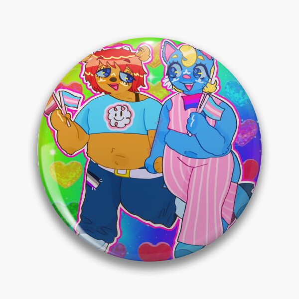 Item preview, Copy of Lammy and Katy ☆ Pride month! (w/ background) designed and sold by okeydesuka.