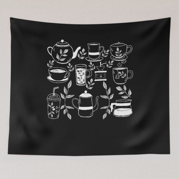 Item preview, Cottagecore Tea Set Aesthetic Trendy Tea Drinking Tea Lover designed and sold by FTAPS.