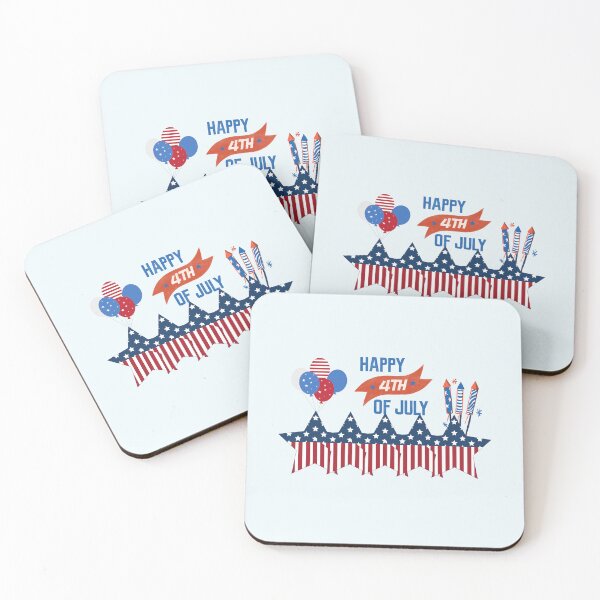 Item preview, Happy 4th of July - Star Flag -Fireworks designed and sold by MugsAndDuds.