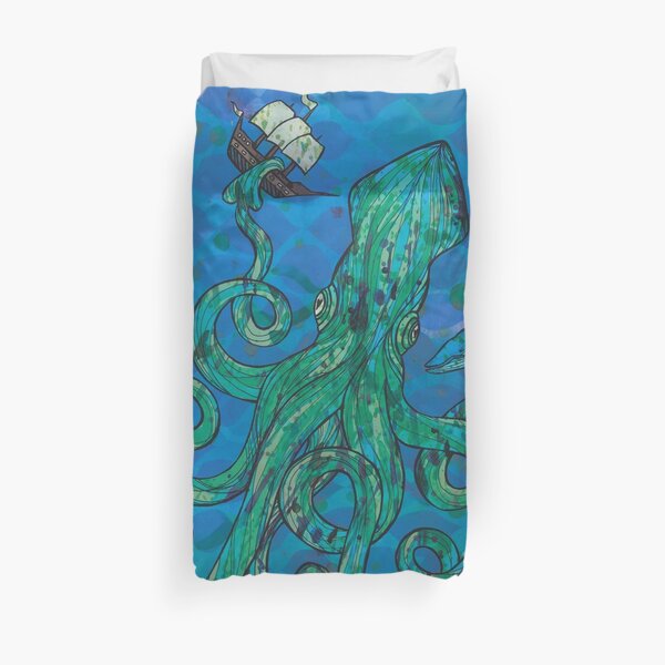 The Kraken Duvet Cover