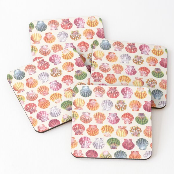 Item preview, Hawaiian Sunrise Shell Pattern - Cream designed and sold by softbiology.