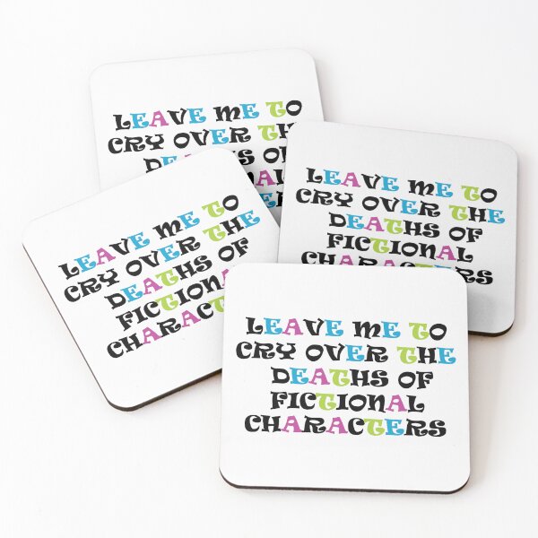 Item preview, Leave me to cry over the deaths of fictional characters  designed and sold by mixtape80.