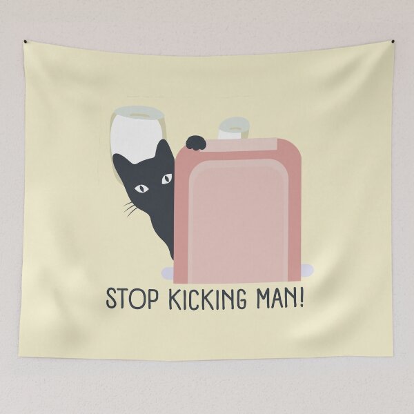 Item preview, Stop Kicking Man! designed and sold by trendingatees.