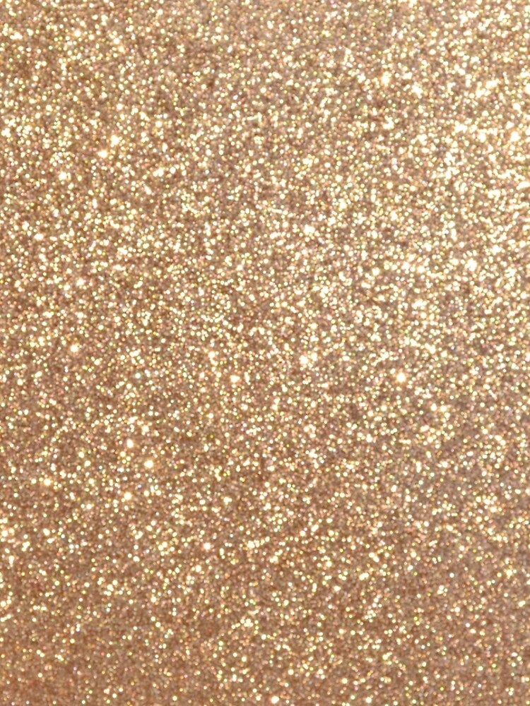 Copper Rose Gold Metallic Glitter by podartist