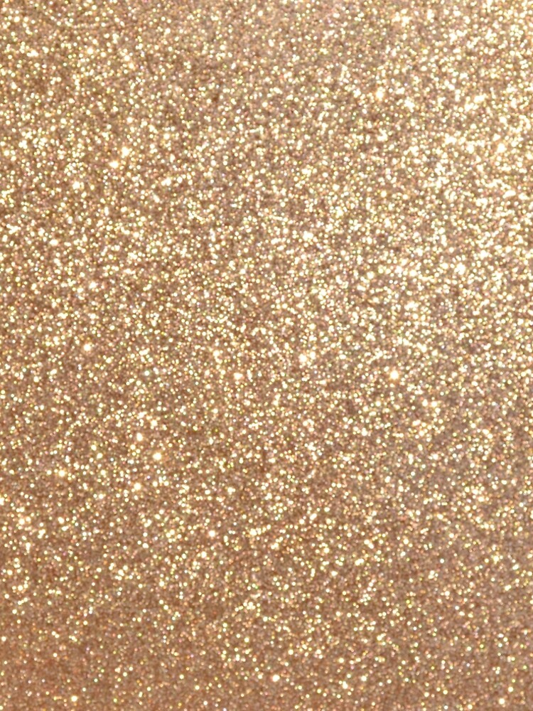 Copper Rose Gold Metallic Glitter by podartist