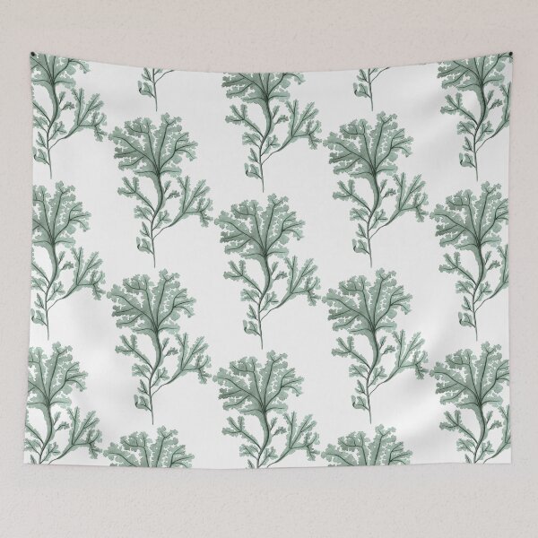 Item preview, Vintage Seaweed illustration in green designed and sold by Miss-Belle.