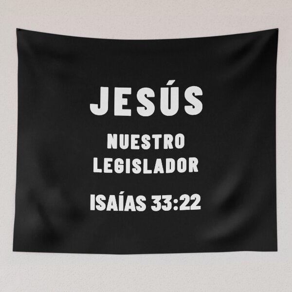 Item preview, Isaiah 33:22 Jesus Our Lawgiver Spanish Bible Verse designed and sold by NombresDeJesus.