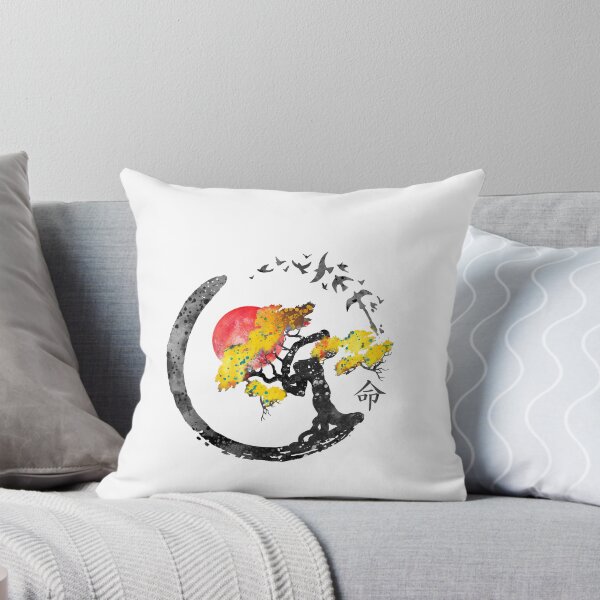 Item preview, Enso circle and Bonsai tree designed and sold by Rosaliartbook.