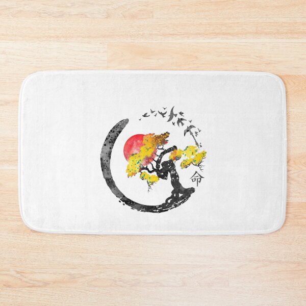 Item preview, Enso circle and Bonsai tree designed and sold by Rosaliartbook.