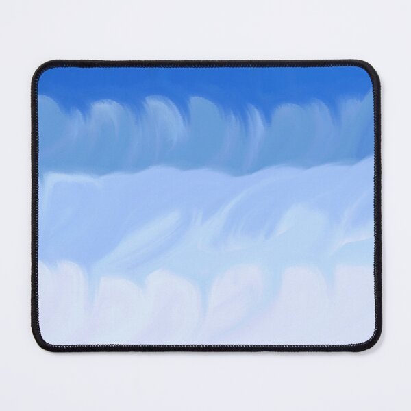 Item preview, Blended Blue Cloudy Ombré Hues Abstract Painting, made by EndlessEmporium designed and sold by EndlessEmporium.