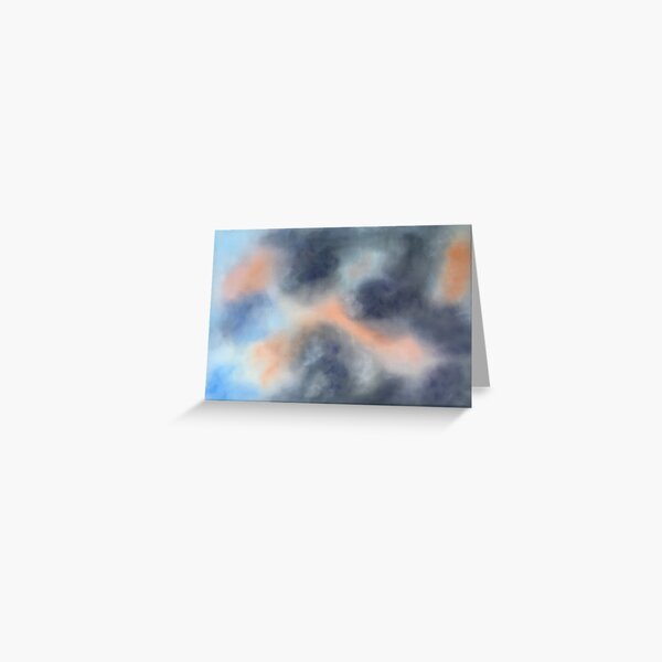Dazzling Inspiration - Cloudscape in velvety soft pastels Greeting Card