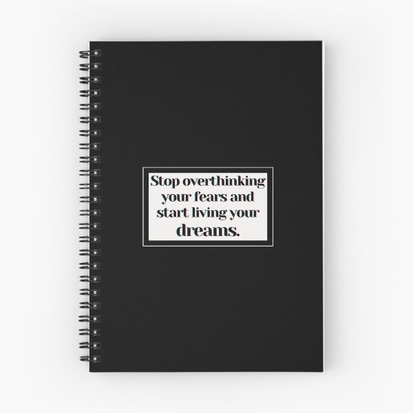 Item preview, Stop overthinking designed and sold by PostiveText.