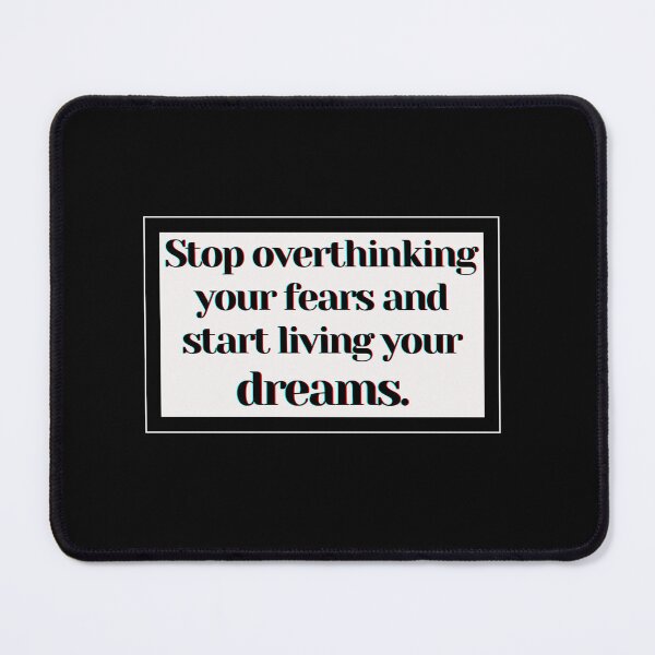 Item preview, Stop overthinking designed and sold by PostiveText.