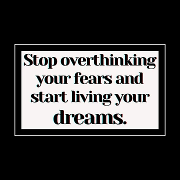 Artwork thumbnail, Stop overthinking by PostiveText