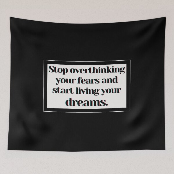 Item preview, Stop overthinking designed and sold by PostiveText.