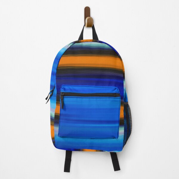 Item preview, Twilight Colorful Orange And Blue Modern Landscape Art designed and sold by Sharon Cummings Art.