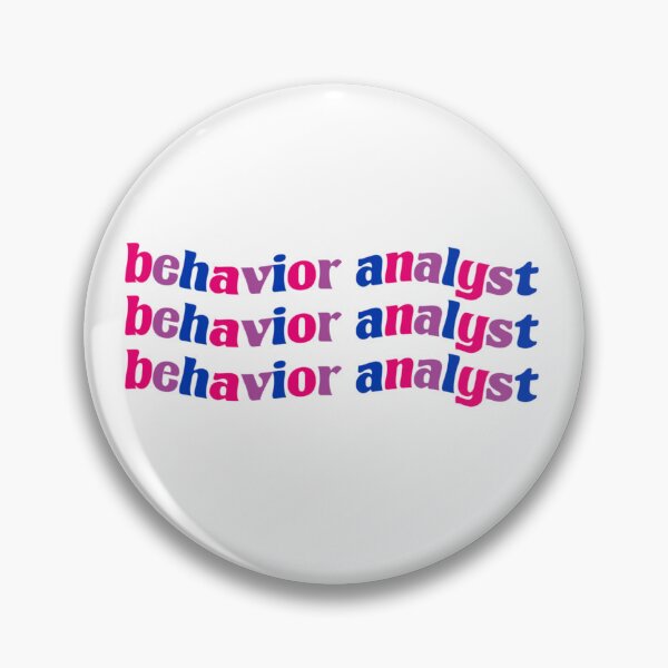 Item preview, Behavior Analyst blue pink purple designed and sold by bcbayay designs.
