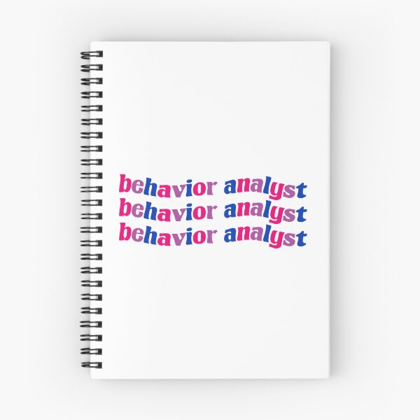 Aperçu de l'œuvre Behavior Analyst bleu rose violet créée et vendue par bcbayay designs.