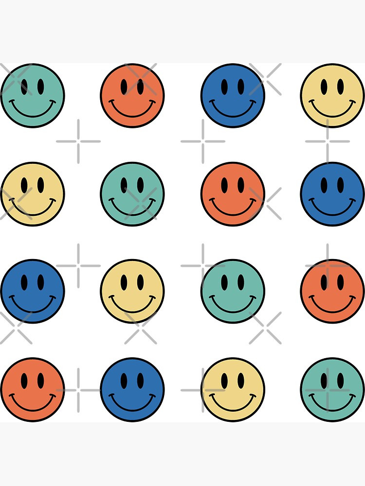 Mini Smiley Faces Bundle - Summer 2022 Color Palette Magnet for