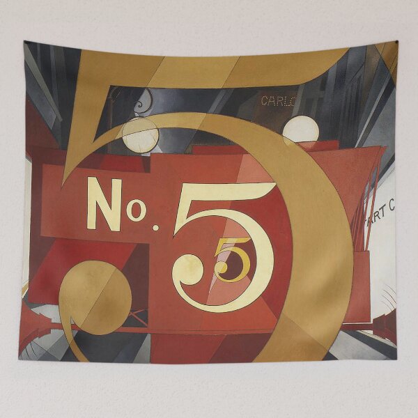 Item preview, The Figure 5 in Gold  - Charles Demuth - Vintage Art designed and sold by RickE.