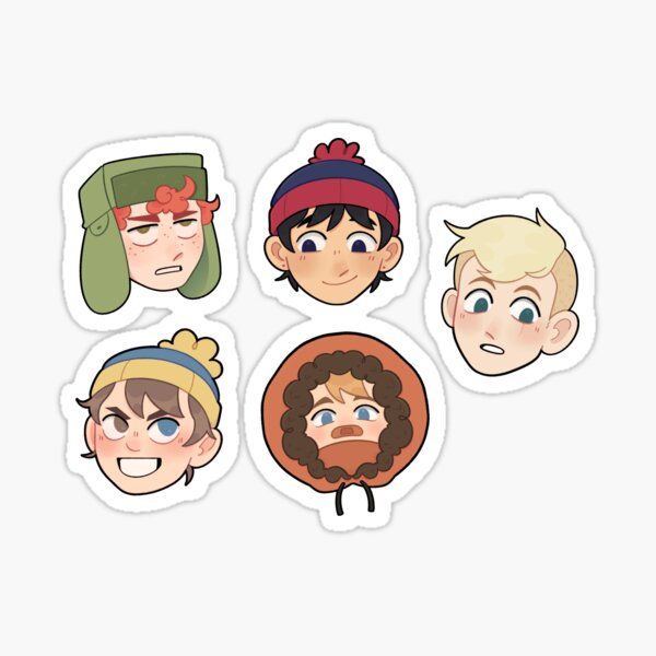 Anime South Park Stickers, Tegridy Southpark Sticker