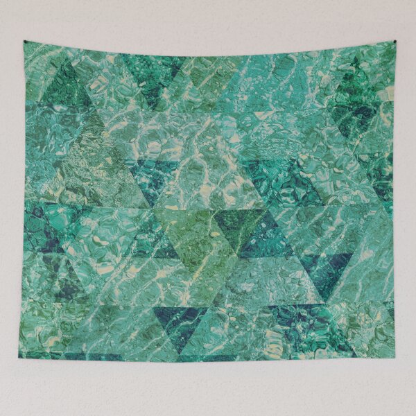 Item preview, Triangles ocean waves pattern designed and sold by cutecrazytshirt.