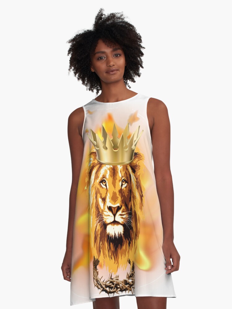 Lion print clearance dress