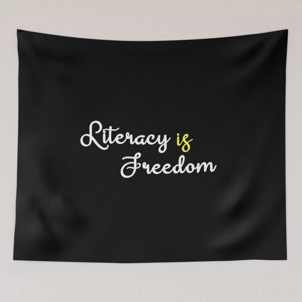Item preview, literacy is freedom designed and sold by RYUK20.