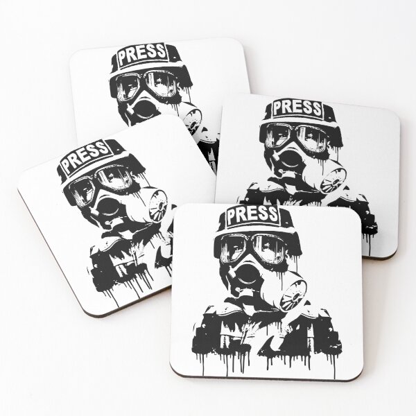 Item preview, The journalist masked with a gas mask designed and sold by Scopestor.